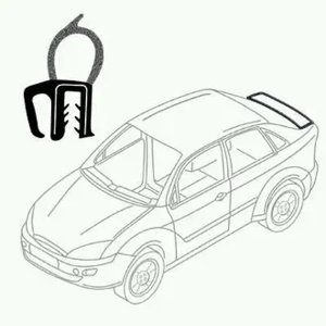 GUARNIÇÃO PORTA MALA PALIO CELTA ESCOT KA FIESTA GOL PARATI GOLF CORSA COM ABA