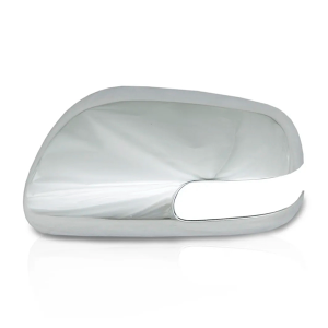 APLIQUE CROMADO DO RETROVISOR COROLLA COM PISCA APÓS 2008 LADO ESQUERDO