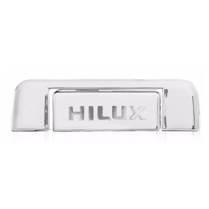 APLIQUE CROMADA MAÇANETA TRASEIRA HILUX APÓS 2005