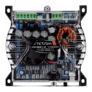 AMPLIFICADOR 3 CANAIS VS380.3-AMPLIF DIG 2X90W+1X200W
