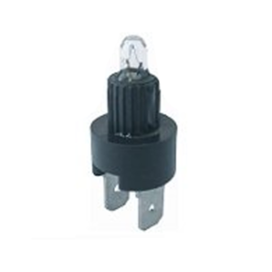 LAMPADA COM SOQUETE 1,2W 12V TRATORES E MAQUINAS