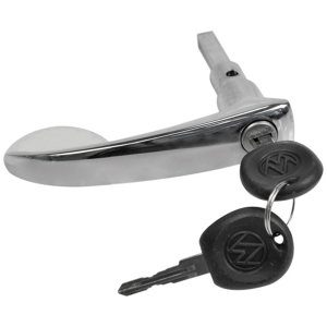 MAÇANETA EXTERNA PORTA DO MEIO DA KOMBI ATÉ 1996 COM CHAVE