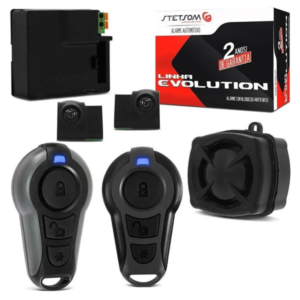 ALARME AUTOMOTIVO COM BLOQUEIO ANTIFURTO LINHA EVOLUTION