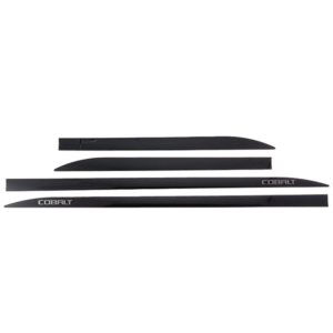 JOGO FRISO LATERAL SLIM COBALT PRETO CARBON FLASH