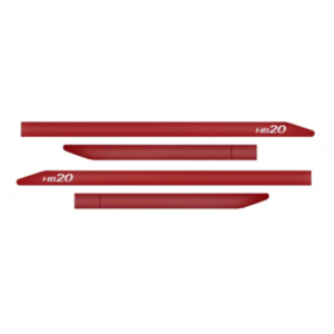 JOGO FRISO LATERAL SLIM HB20 VERMELHO CHILLE