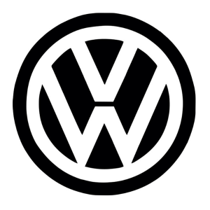 ADESIVO CALOTA 48MM VOLKSWAGEN PRETO RESINADO DEGRADE