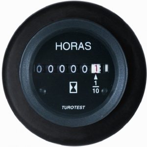 HORÍMETRO 52MM 12/24V COM AMORTECEDOR