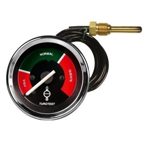 INDICADOR MECÂNICO TEMPERATURA 52MM 40º/110º ROSCA 5/8 CABO 4,00MT