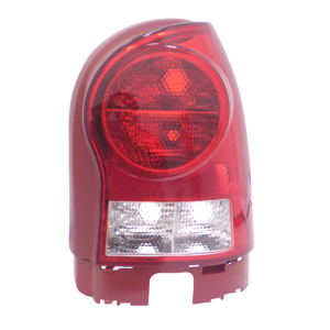 LANTERNA TRASEIRA GOL GIV CARCAÇA VERMELHA BICOLOR LADO ESQUEDO