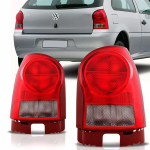 LANTERNA TRASEIRA GOL GIV CARCAÇA VERMELHA LADO DIREITO FUME