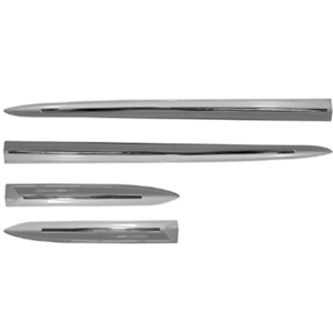 JOGO FRISO LATERAL HRV 2015 PRATA COM FILETE CROMADO