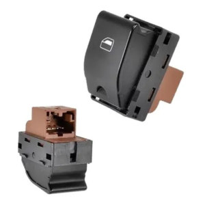 INTERRUPTOR DE VIDRO GOL FOX SPACEFOX GIV GV SIMPLES MARRON 1 CLIK LADO DIREITO