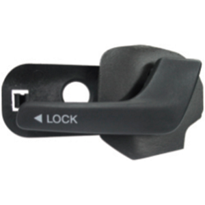 MAÇANETA INTERNA PALIO WEEKEND SIENA 2 4 PORTAS APÓS 2004 DIANTEIRA LADO ESQUERDO PRETA