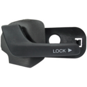 MAÇANETA INTERNA PALIO WEEKEND SIENA 2 4 PORTAS APÓS 2004 TRASEIRO LADO DIREITO PRETA