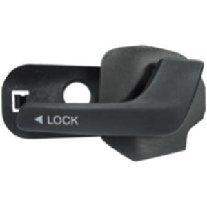 MAÇANETA INTERNA PALIO WEEKEND SIENA 2 4 PORTAS APÓS 2004 TRASEIRO LADO ESQUERDO PRETA