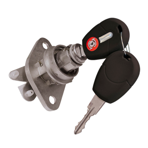 BOTÃO DA TAMPA TRASEIRA FIORINO 2007 ATÉ 2009 COM CHAVE