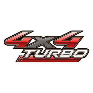 ADESIVO 4X4 TURBO HILUX 2009 ATÉ 2012 SEM RESINA