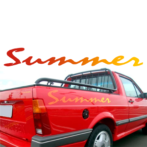 ADESIVO FAIXA SUMMER SAVEIRO SUMMER SEM RESINA