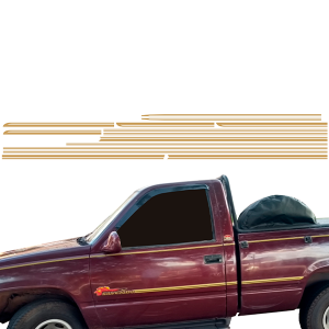 ADESIVO FAIXA SILVERADO CONQUEST 1999 ATÉ 2000
