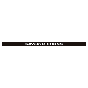 ADESIVO SAVEIRO CROSS APÓS 2014 TRASEIRA PRETO SEM RESINA
