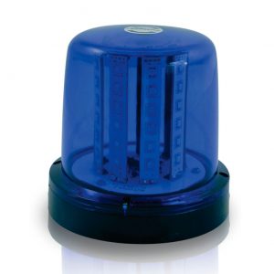 GIROLED COM 54 LEDS 12/24V IMÃ E CABO ESPIRALADO AZUL