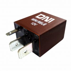 RELE AUXILIAR MINI 4 TERMINAL 30 AMP SEM SUPORTE 12V UNIVERSAL