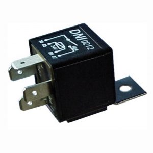 RELE AUXILIAR 40 AMP 4 TERMINAIS 24VTS UNIVERSAL COM SUPORTE