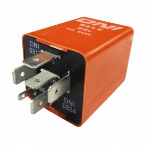 RELE LIMPADOR PARABRISA MB CAMINHÕES ÔNIBUS 6 TERMINAIS SEM SUPORTE 24V