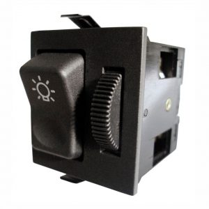 CHAVE LUZ MB CAMINHÃO ÔNIBUS 8 TERMINAIS SEM SUPORTE 12V COM DIMMER