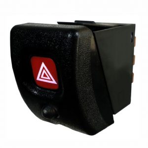 BOTAO ALERTA CORSA PRETA COM LED COM ALARME