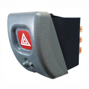 BOTAO ALERTA CORSA 1994 EM DIANTE CINZA COM ALARME