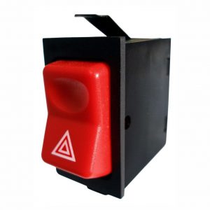 BOTAO ALERTA CAMINHÃO ÔNIBUS FORD MB 1996 EM DIANTE 12V 7 TERMINAIS