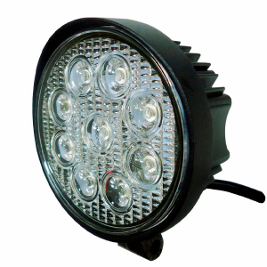 FAROL AUXILIAR REDONDO COM 9 LEDS 27W 9 A 48V