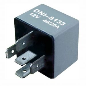 RELE AUXILIAR REVERTER CITROEN RENAULT SCENIC CLIO MEGANE 5 TERMINAIS SEM SUPORTE 40/20A 12V