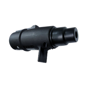 TOMADA PARA CAMINHÃO 7 POLOS MACHO PRETA ABS