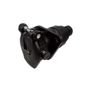 TOMADA 7 POLOS FEMEA PRETA ABS RASTREADOR 12/24V