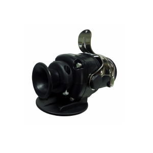 TOMADA 7 POLOS MACHO PRETA ABS RASTREADOR 12/24V