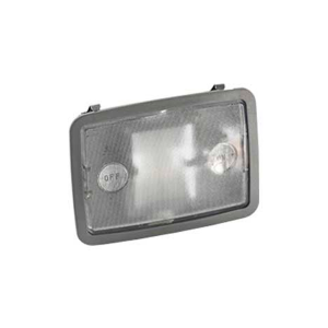 LANTERNA DE TETO PALIO SIENA STRADA 1996 ATÉ 2000 MOLDURA CINZA