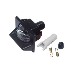 LANTERNA DA PLACA COM SOQUETE TERMINAL LATÃO UNO MITSUBISHI L200 ATÉ 2002