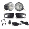 KIT FAROL MILHA PALIO FIRE CELEB COM MOLDURA CROMADA SEM SUPORTE INTERRUPTOR ALTERNATIVO
