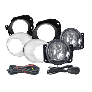 KIT FAROL MILHA PALIO SIENA STRADA 2009 ATÉ 2011 MOLDURA CURTA