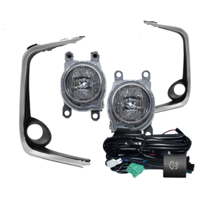 KIT FAROL MILHA COROLLA APÓS 2020 MOLDURA CROMADA