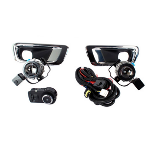 KIT FAROL MILHA S10 APÓS 2012 BOTÃO ALTERNATIVO QUADRADO