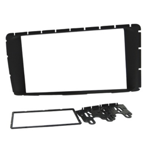 MOLDURA HILUX SRV 2012 ATÉ 2015 2 DIN PRETA