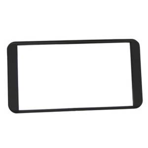 MOLDURA COROLLA 2003 ATÉ 2007 HILUX SW4 SRV STD 2005 ATÉ 2011 PRADO 2 DIN PRETA