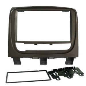 MOLDURA PALIO STRADA WEEKEND ADVENTURE SIENA APÓS 2013 2 DIN GRAFITE