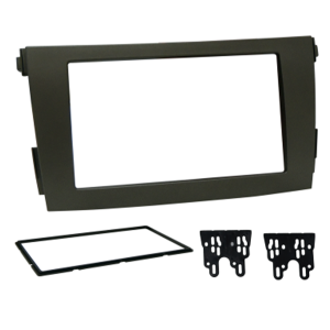 MOLDURA COROLLA 2008 ATÉ 2013 2 DIN GRAFITE