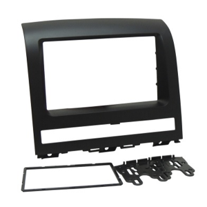 MOLDURA PALIO STRADA WEEKEND ADVENTURE IDEA SIENA ATÉ 2012 2 DIN PRETA