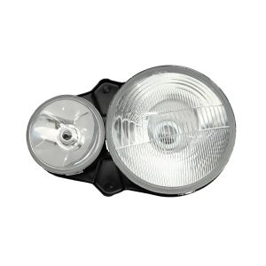 BLOCO FAROL PRINCIPAL MITSUBISHI L200 1999 ATÉ 2004 180MM LADO ESQUERDO