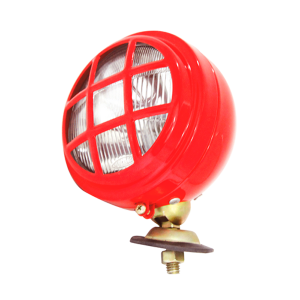 FAROL REDONDO 5" 3/4 COM GRADE VERMELHO MASSEY FERGUSON 55 65 12V